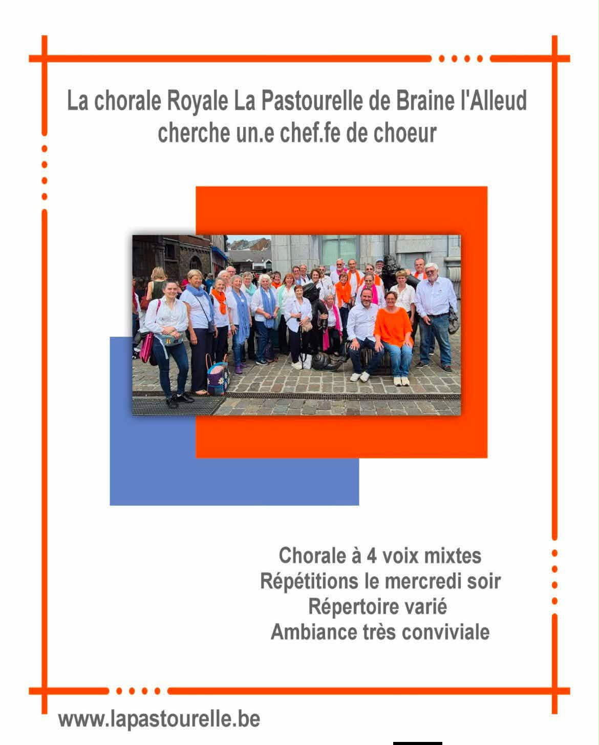 La Pastourelle est à la recherche d'un(e) chef(fe) de chœur. 